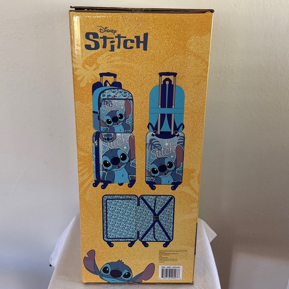 Stitch 2- piece Luggage Set with Backpack & Tag - Spinner Wheels Hard-Sided - Picture 6 of 8